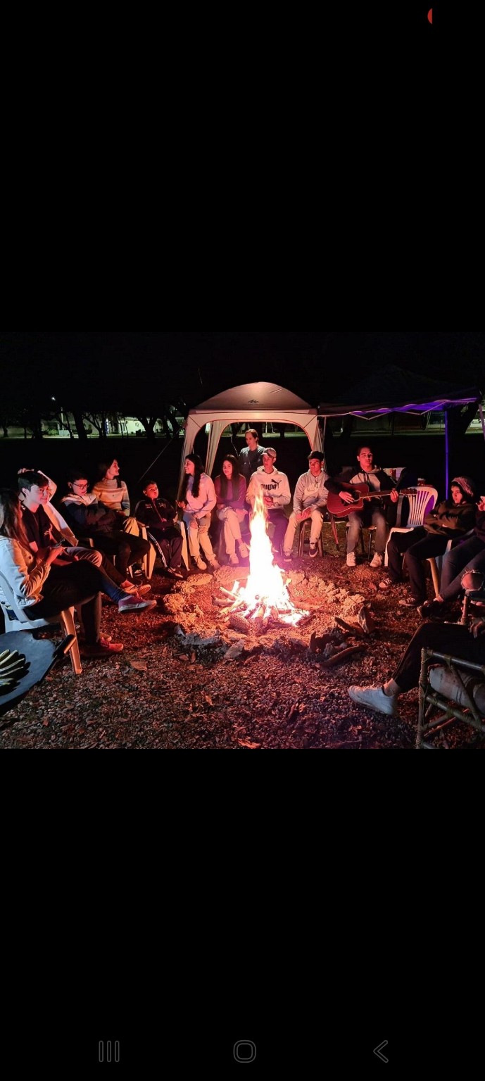 Noite de camping